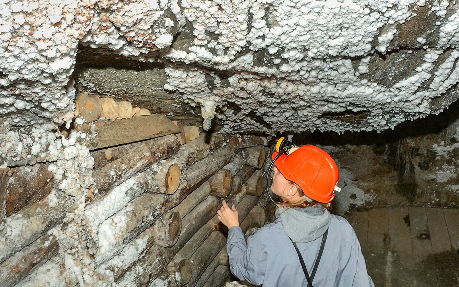 Miner in Wieliczka Salt Mine Poland