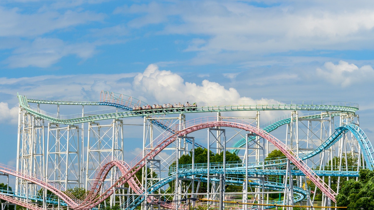 Roller Coaster ride in Japan