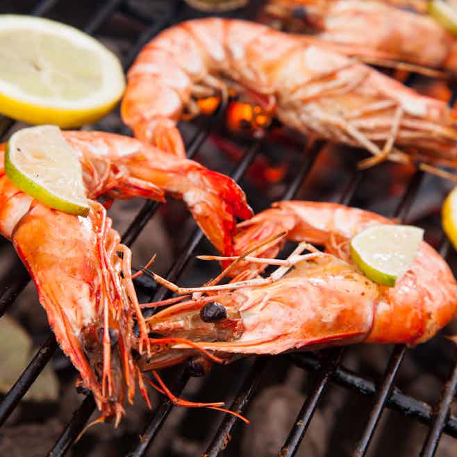 sydney in december - Barbeque Prawn