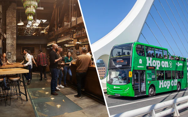 Combo: Jameson Distillery Bow St. Experience + DoDublin: 24-Hour Hop-on Hop-off Bus Tour with Little Museum Tickets