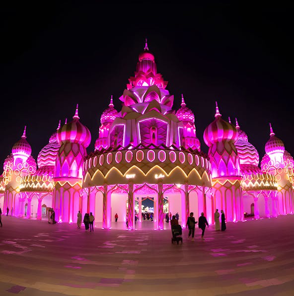 Experience a melange of cultures, cuisines, and concerts at Global Village Dubai