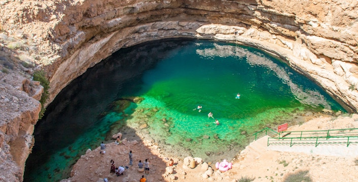Wadi Shab And Bimmah Sinkhole