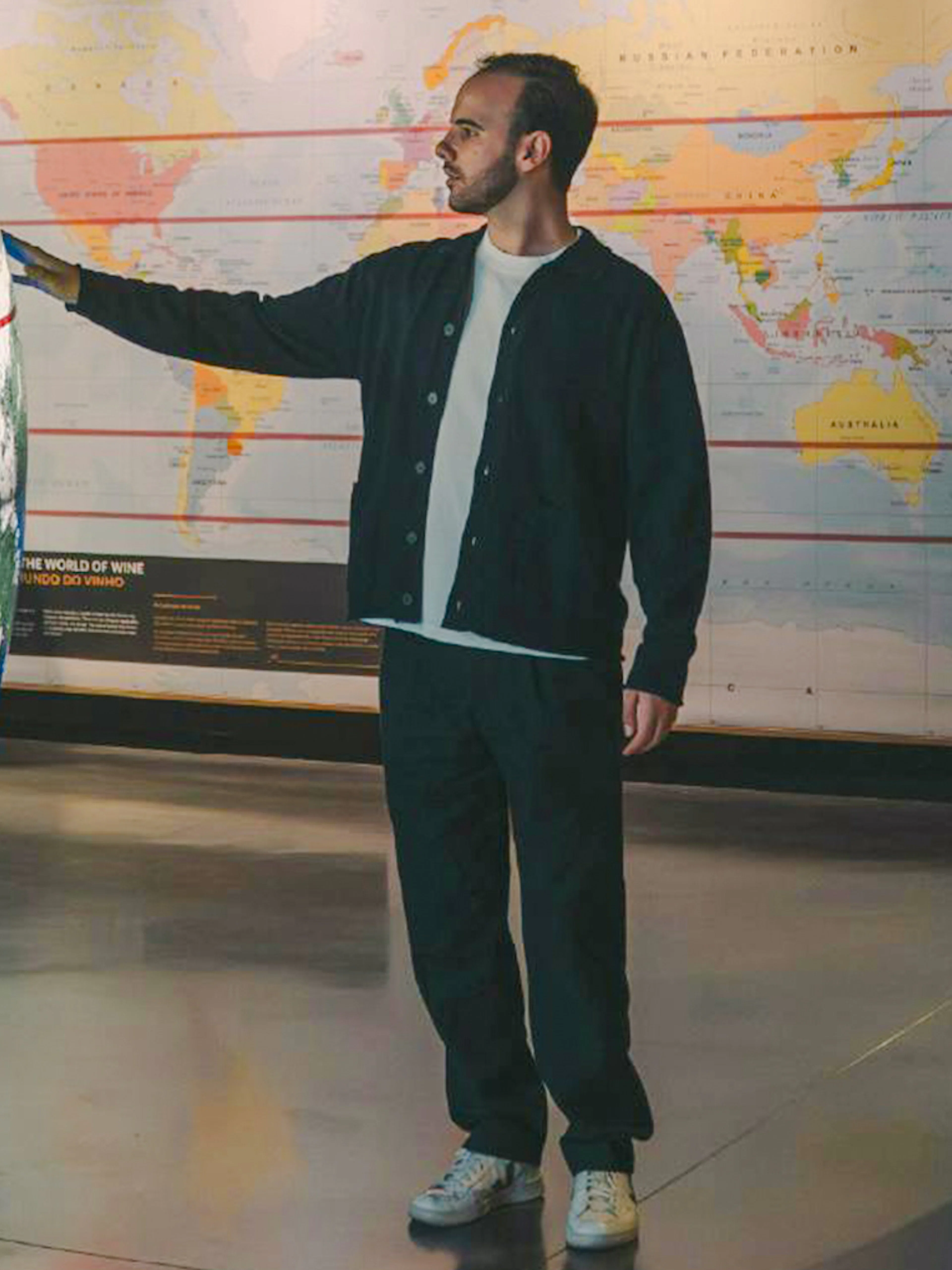 Interactive globe exhibit at The Wine Experience museum, Vila Nova de Gaia.