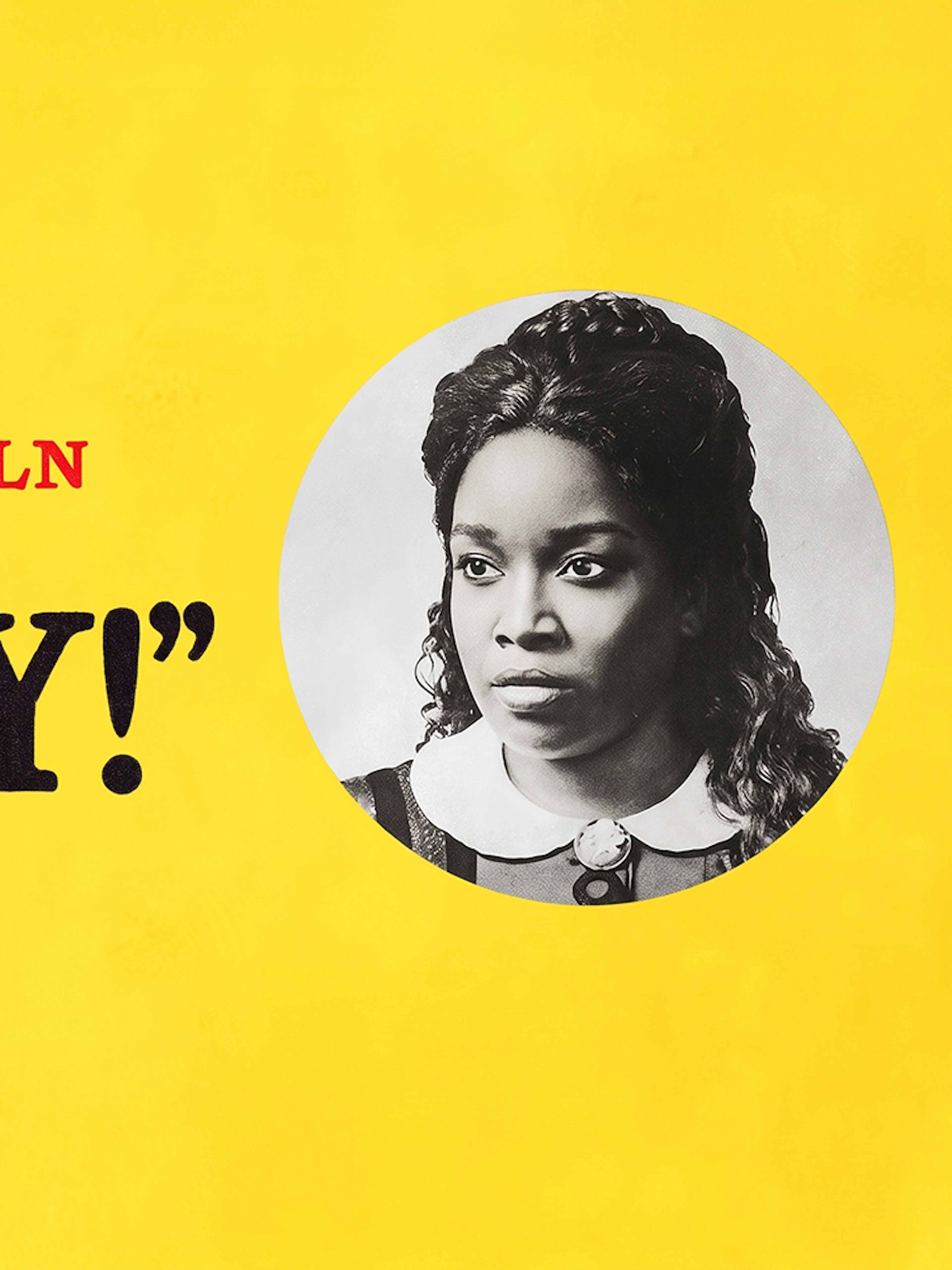 Oh Mary" Westend show poster featuring lead actress.