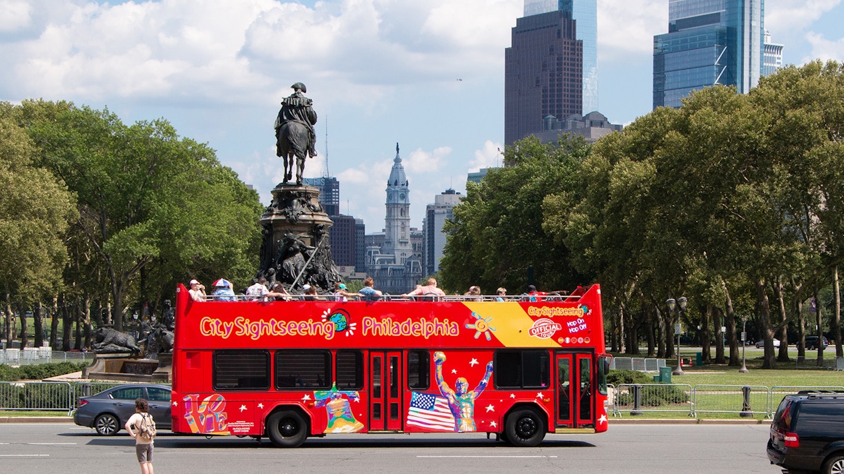 Ônibus hop-on hop-off na Filadélfia