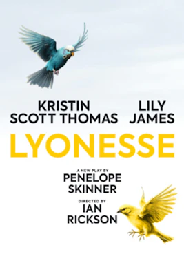 Lyonesse theater show poster with cast members in period costumes.
