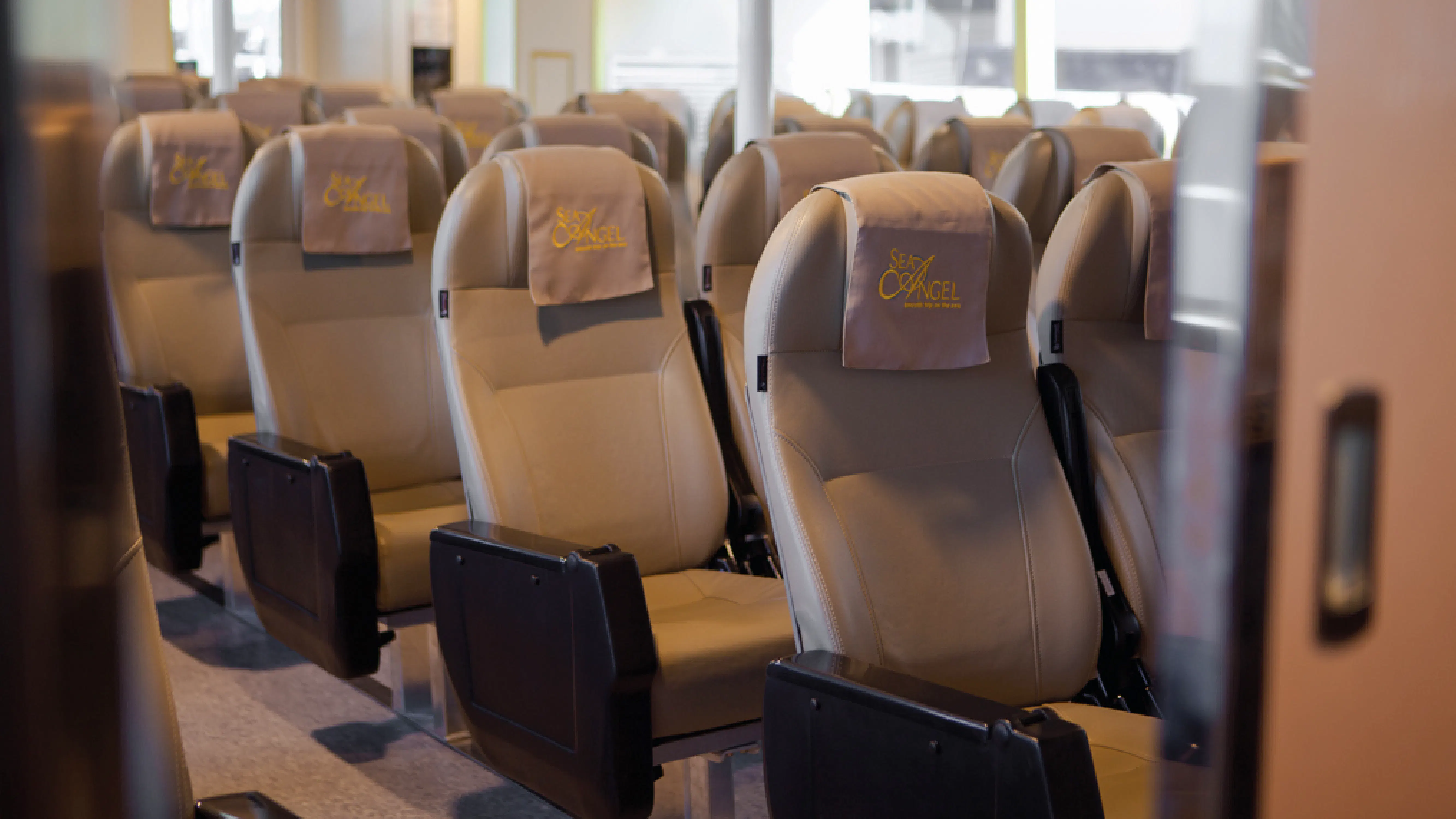 Premium seating on Phuket to Phi Phi ferry transfer.