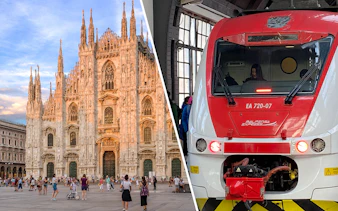 Milan Cathedral and Malpensa Express train, part of YesMilano City Pass combo.