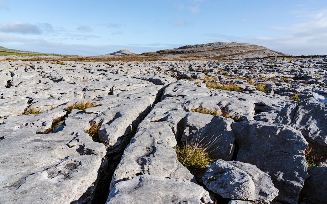 Limestone landscape of the Burren, Dublin tour.