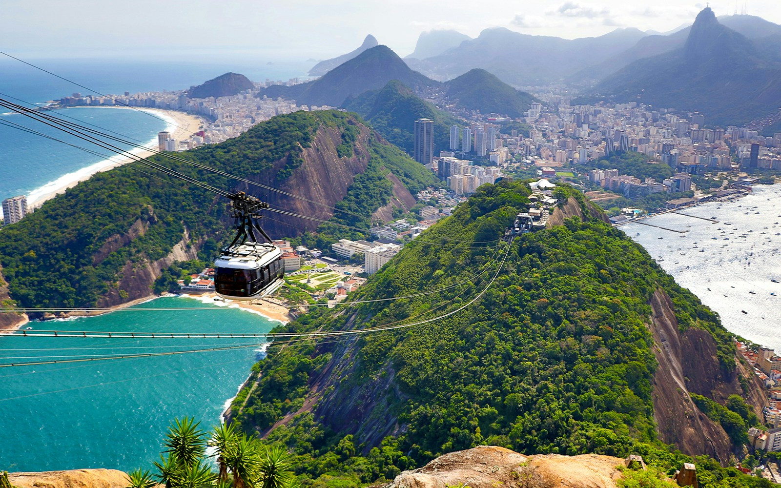 Christ the Redeemer statue atop Corcovado Mountain, Rio de Janeiro, Brazil.
