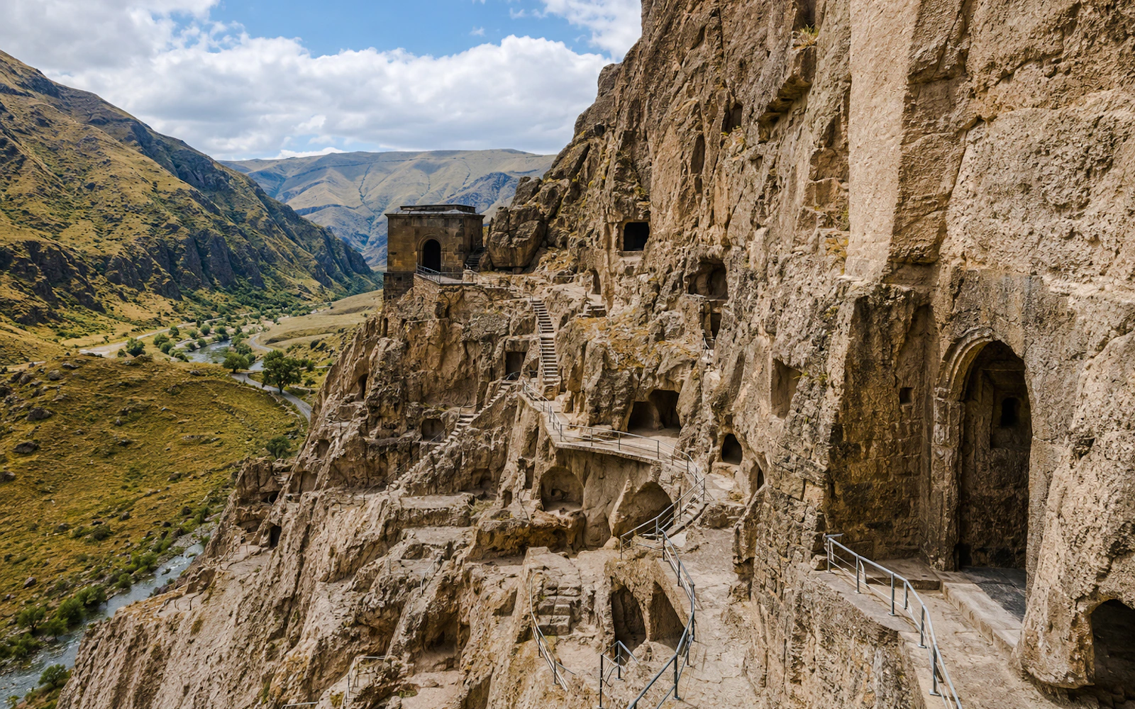 From Tbilisi: Borjomi, Rabati Castle and Vardzia Caves Guided Day Trip