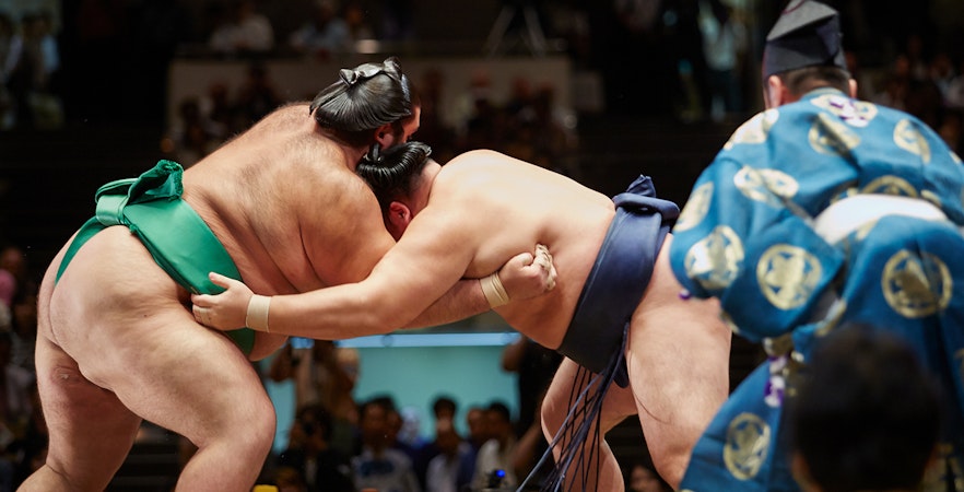 Sumo Wrestling In Tokyo