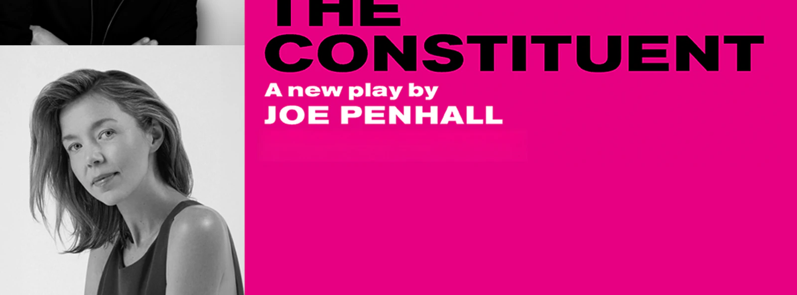 The Constituent play poster featuring cast and title.