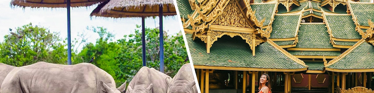 In un'unica combo: Biglietti per il Safari World + Città antica e Museo Erawan