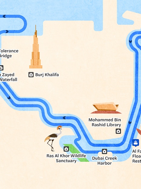 do dubai canal: cruzeiro com jantar em dhow de 3 horas com ingressos para o show do la perle-3