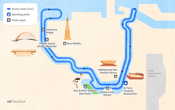ab dubai kanal: 3-stündige dhow bootsfahrt mit abendessen und la perle show tickets-3