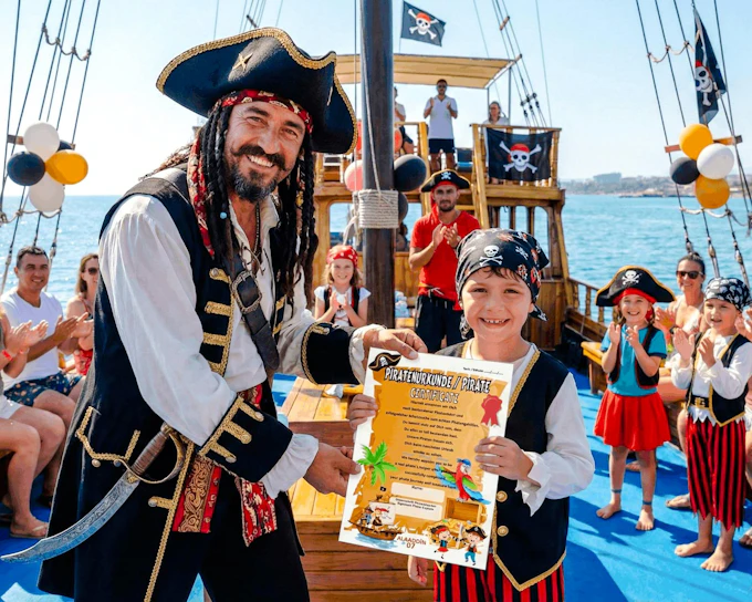 Side Pirate Ship Cruise with Lunch, Swimming Stops and Hotel Transfers