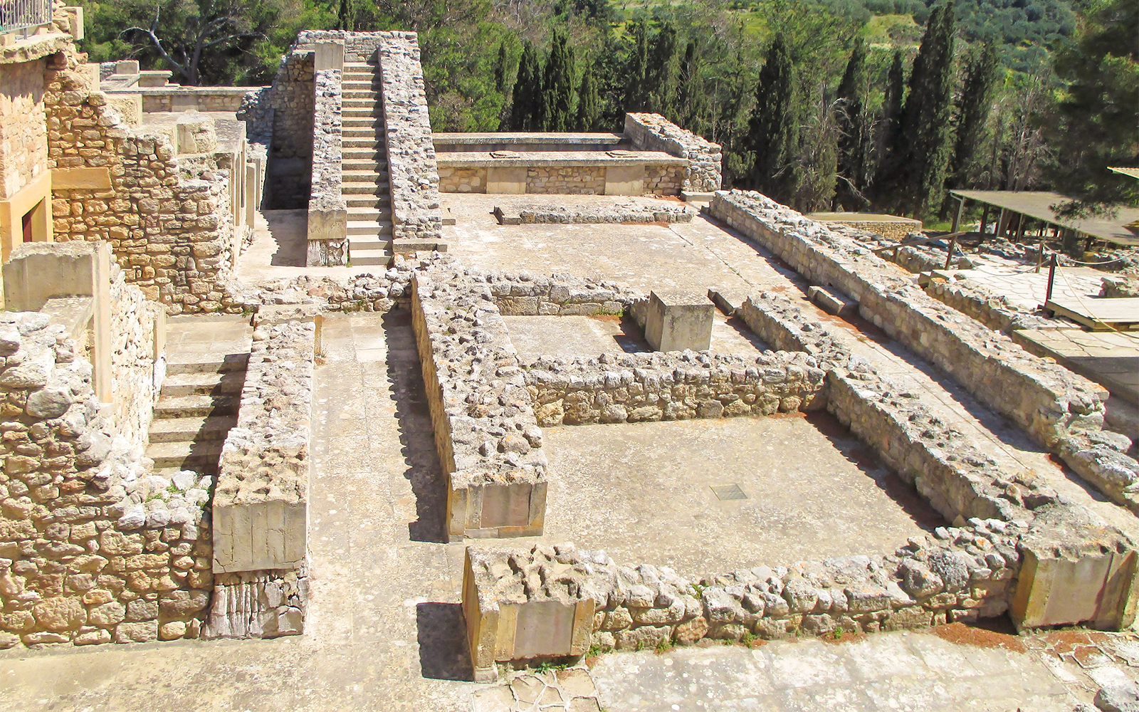 East Wing inside Knossos Palace