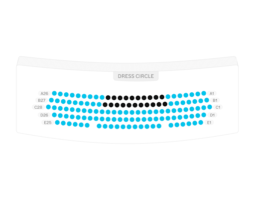 Garrick Theatre seating plan image