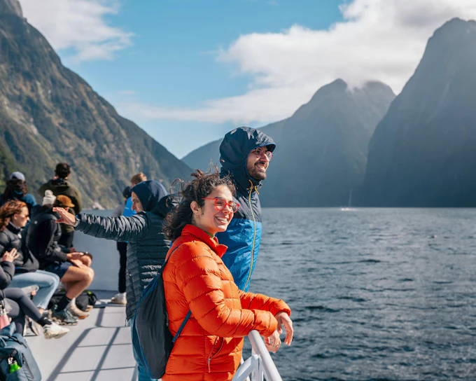 From Queenstown: Milford Sound Day Tour with Scenic Cruise and Lunch by Pure Milford