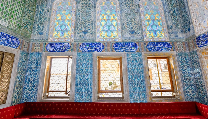 Twin pavilion Crown Prince apartment in the Topkapi Palace Harem Istanbul