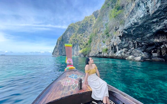 tour di snorkeling in barca a coda lunga per gruppi piccoli alle isole phi phi con partenza da koh phi phi, senza la tassa d'ingresso al parco nazionale-5