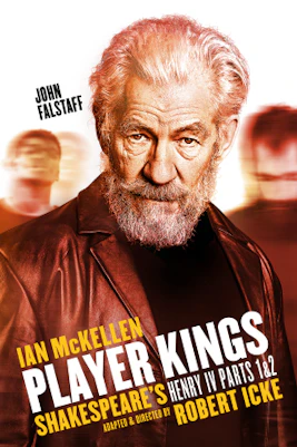 Shakespearean actors performing "Player Kings" scene in a historic theater setting.