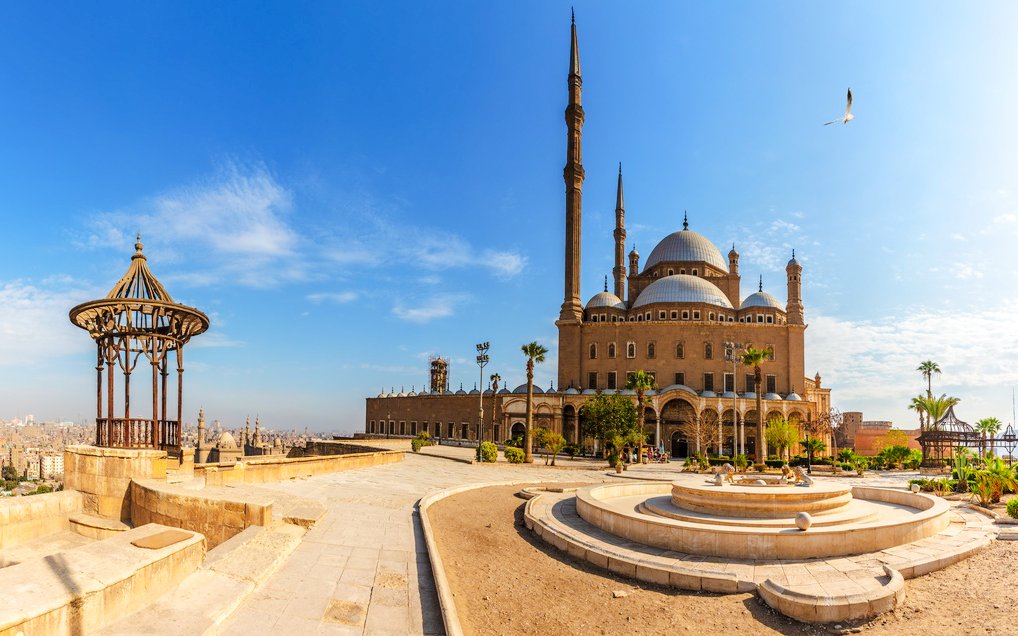 Citadel of Saladin and Mosque of Muhammad Ali in Cairo, Egypt.