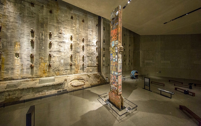 9/11 Memorial Museum's Last Column in New York City.