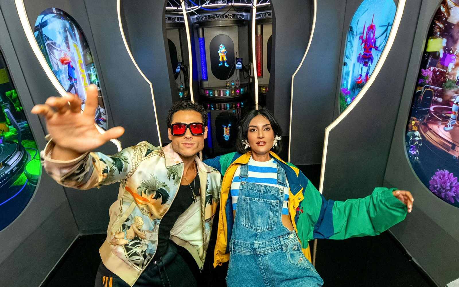 Visitors enjoying Creator Zones at House Of Hype exhibit.