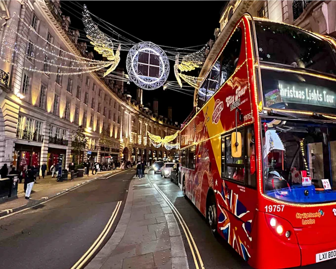 City Sightseeing: London Christmas Lights Bus Tour