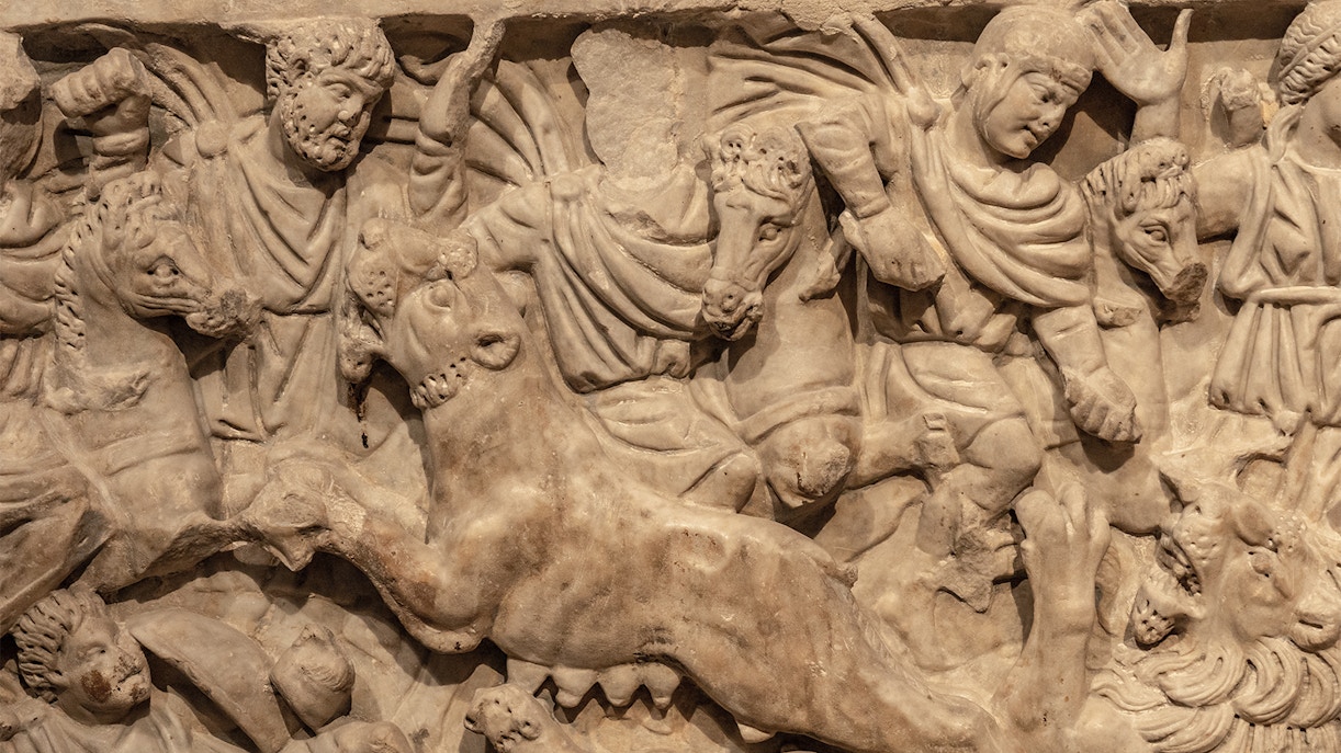 Sarcophagus of the Good Shepherd at Girona Cathedral