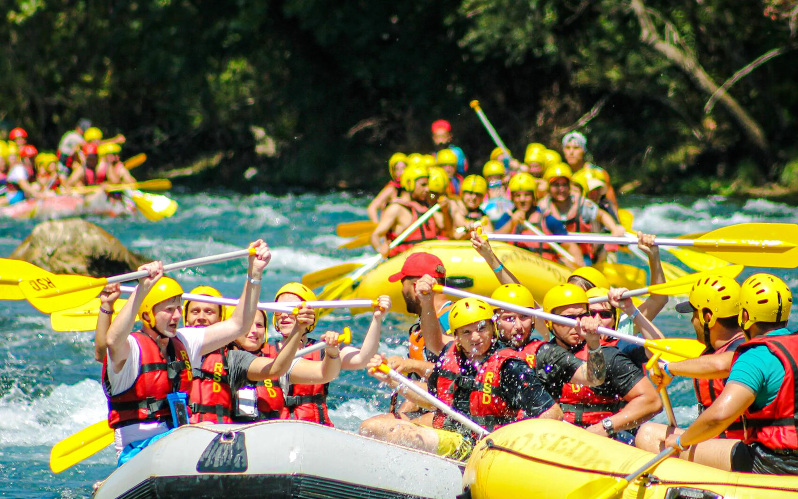Antalya 4-in-1 Combo: Jeep Safari, Buggy Ride, Rafting and Zipline with Lunch and Hotel Transfers