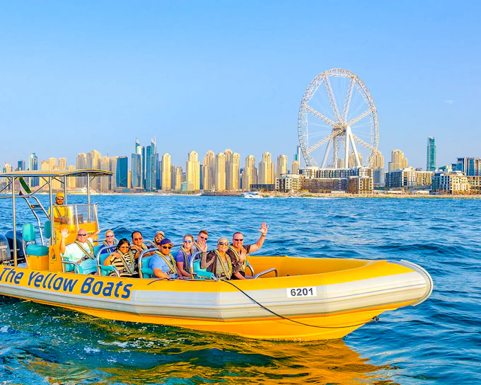 Yellow Boats Dubai Guided Speedboat Tour