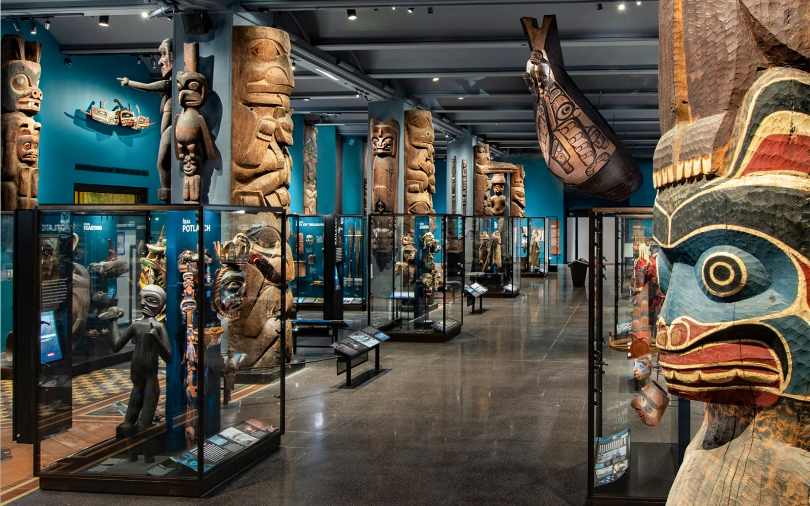 Northwest Coast Hall at American Museum of Natural History