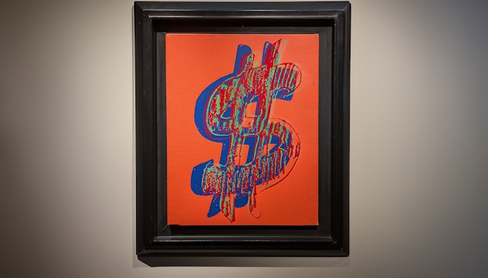 Dollar by andy warhol