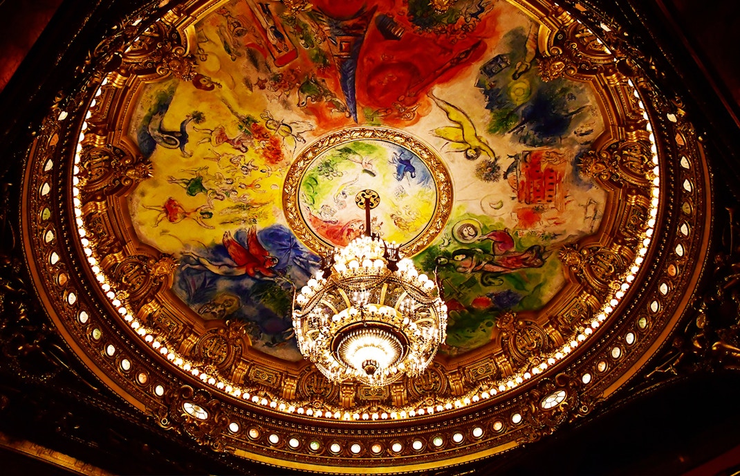 Le plafond de Chagall - Opéra Garnier Paris