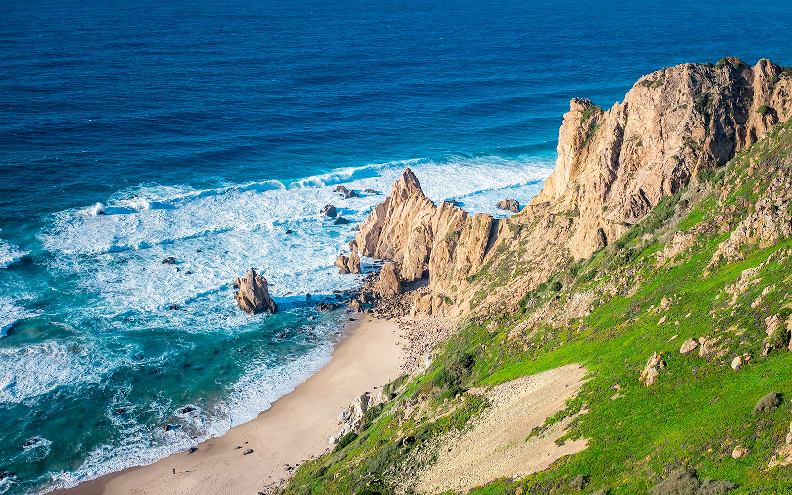 Uncrowded Surfing Beach