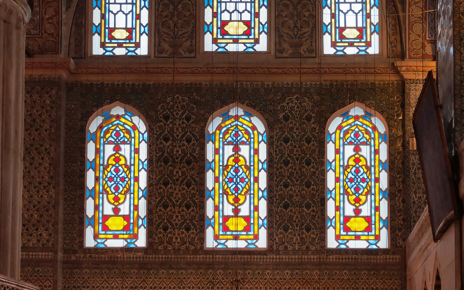Stained glass windows