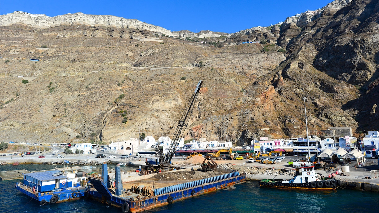 Santorini Sunset Cruise Embarkation