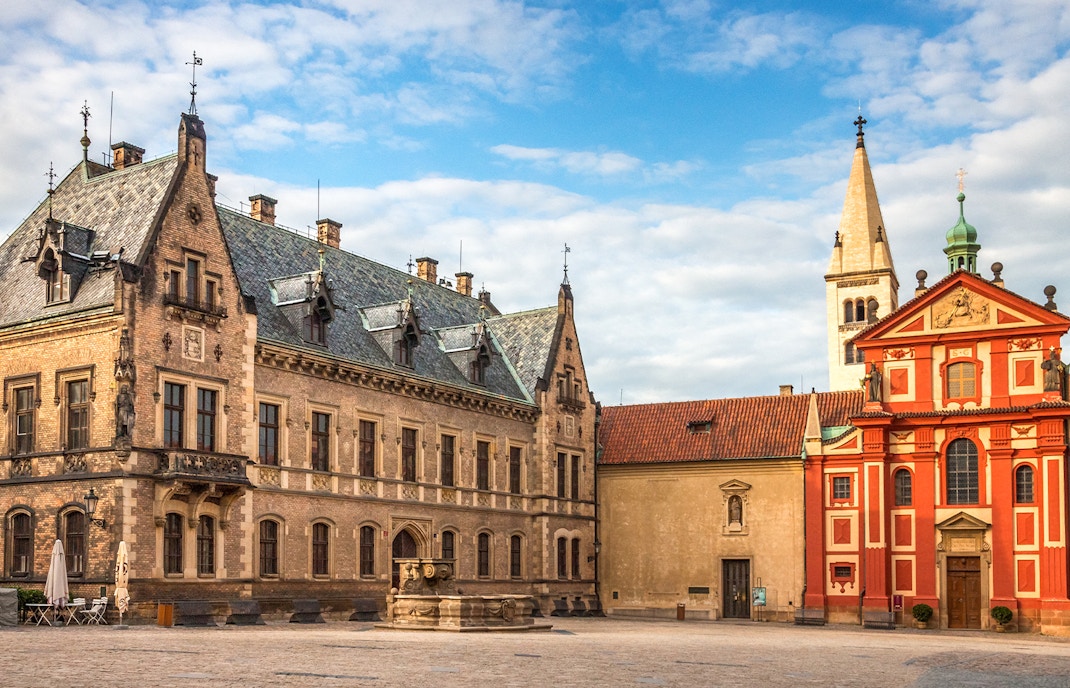 Castillo de Praga por dentro