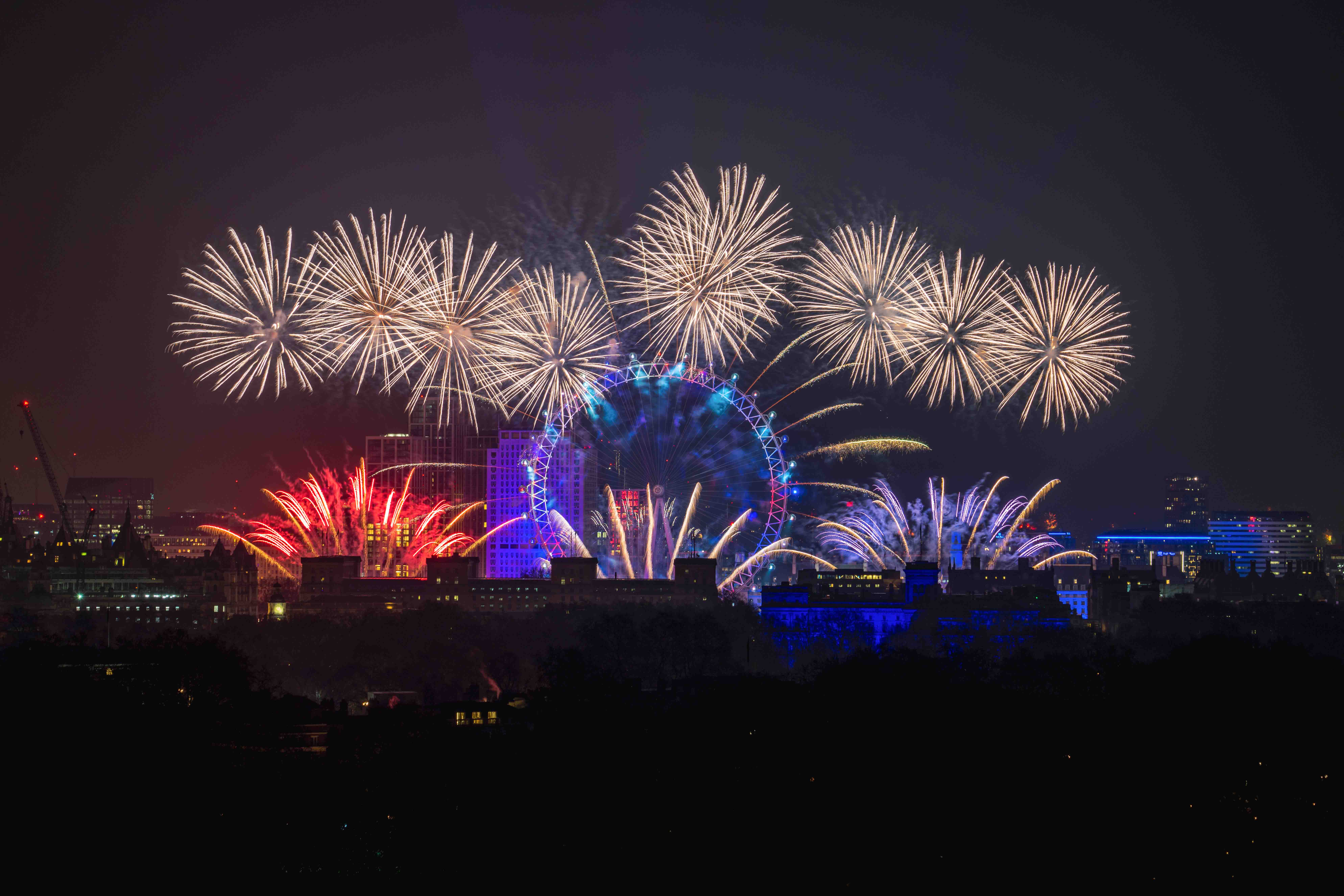 London Eye new year