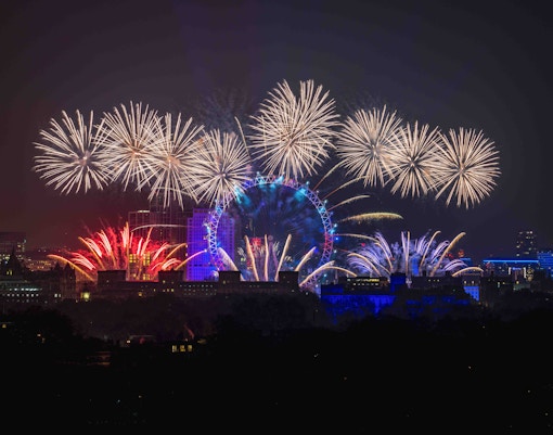 London Eye new year
