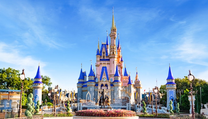 Cinderella Castle at Walt Disney World Resort, Orlando.