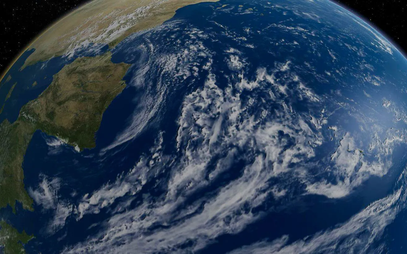 View of Earth from space, featured at Planetarium Museum of Transport in Lucerne.