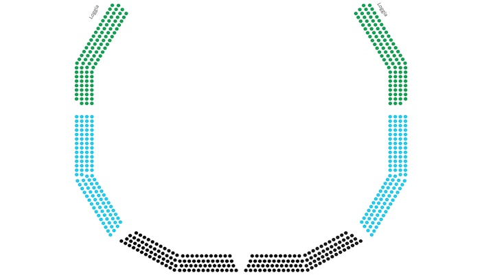 Royal Albert Hall Loggia Boxes seating plan image