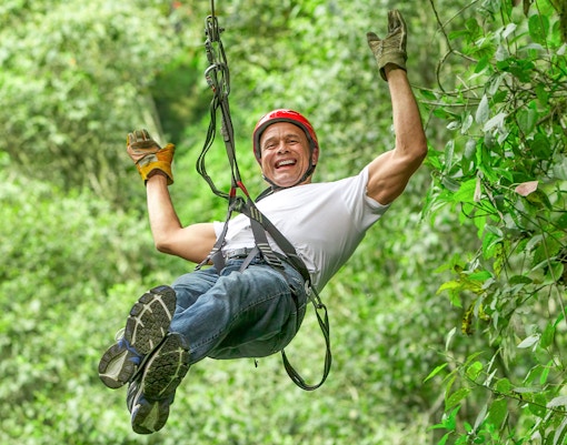 ziplining at milford sound