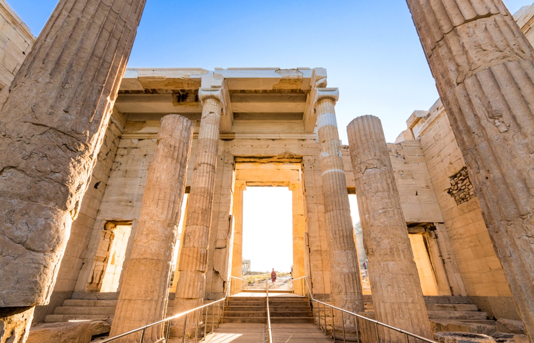 The Propylaea entrance of acropolis