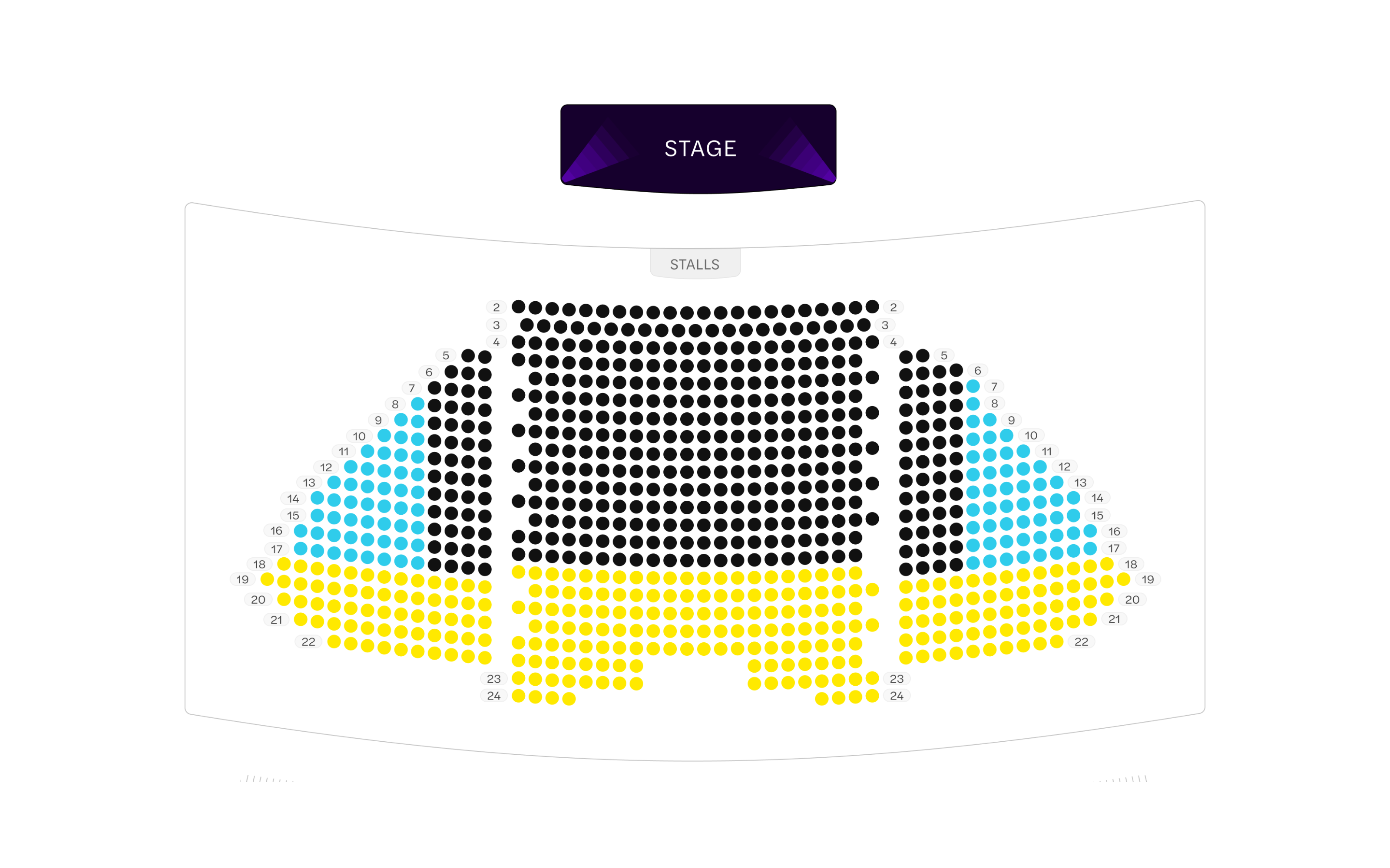 Coliseum Theater Stalls/Main Floor/Platea
