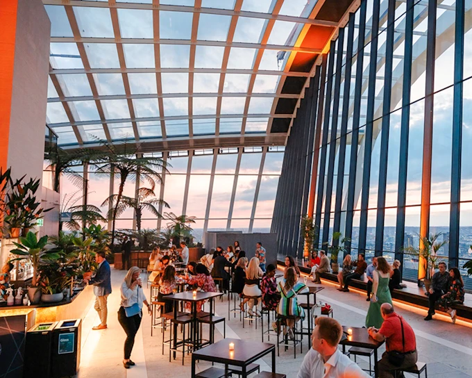 Sky Garden Entry Ticket with 2-Course Dinner at The Larch